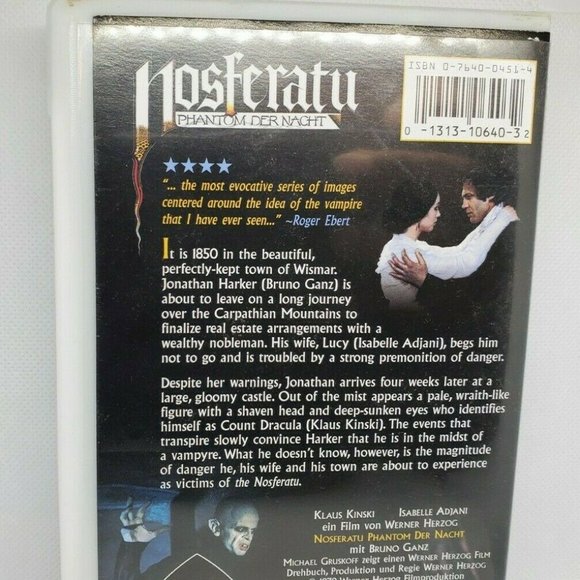 Nosferatu Phantom Der Nacht VHS Tape 99 - Picture 10 of 12